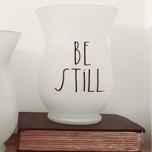 Rae Dunn Frosted Glass Be Still